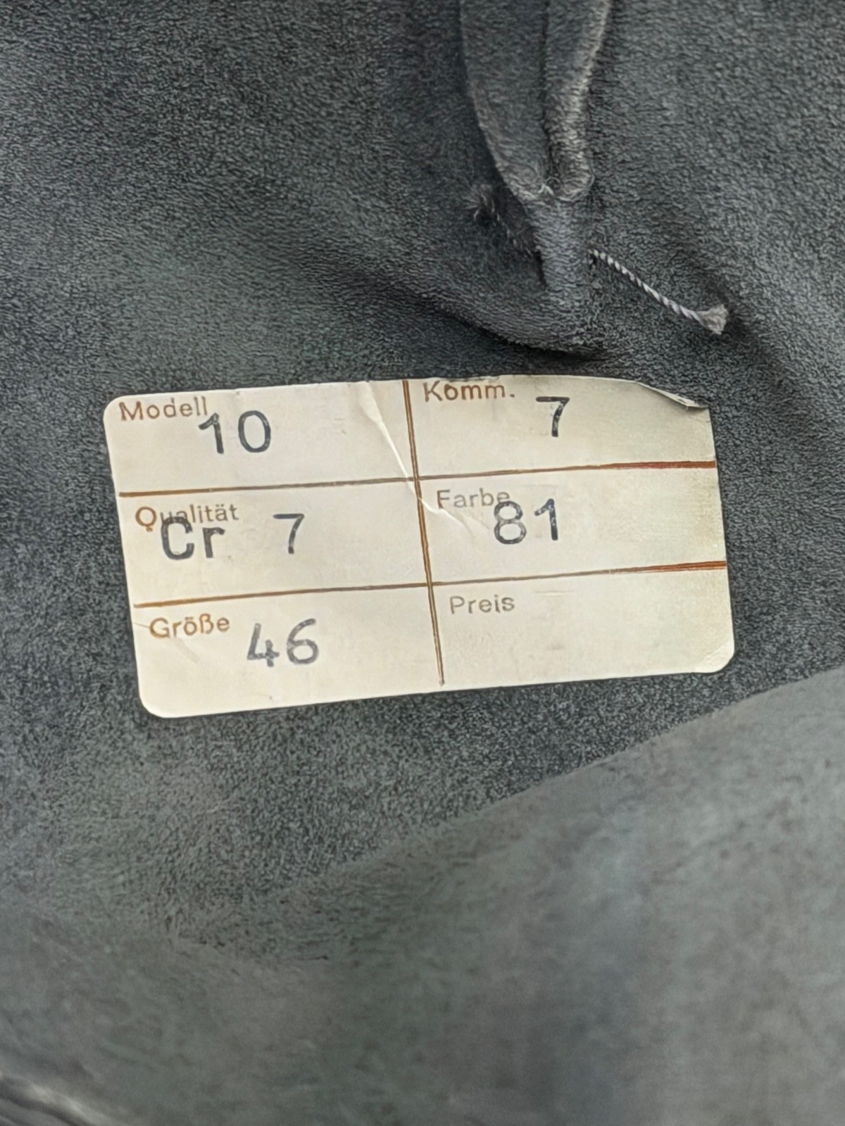 Vintage Lederhosen Mens Oktoberfest Suede Leather German Shorts Size 46 30 Gray