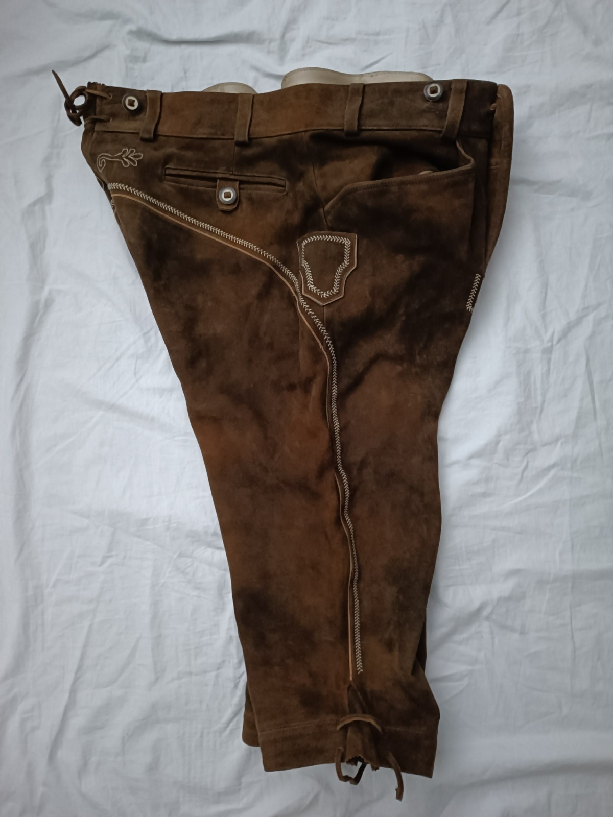 Spieth & Wensky Lederhosen 56 XL Suede Leather Trouser Oktoberfest Trachten