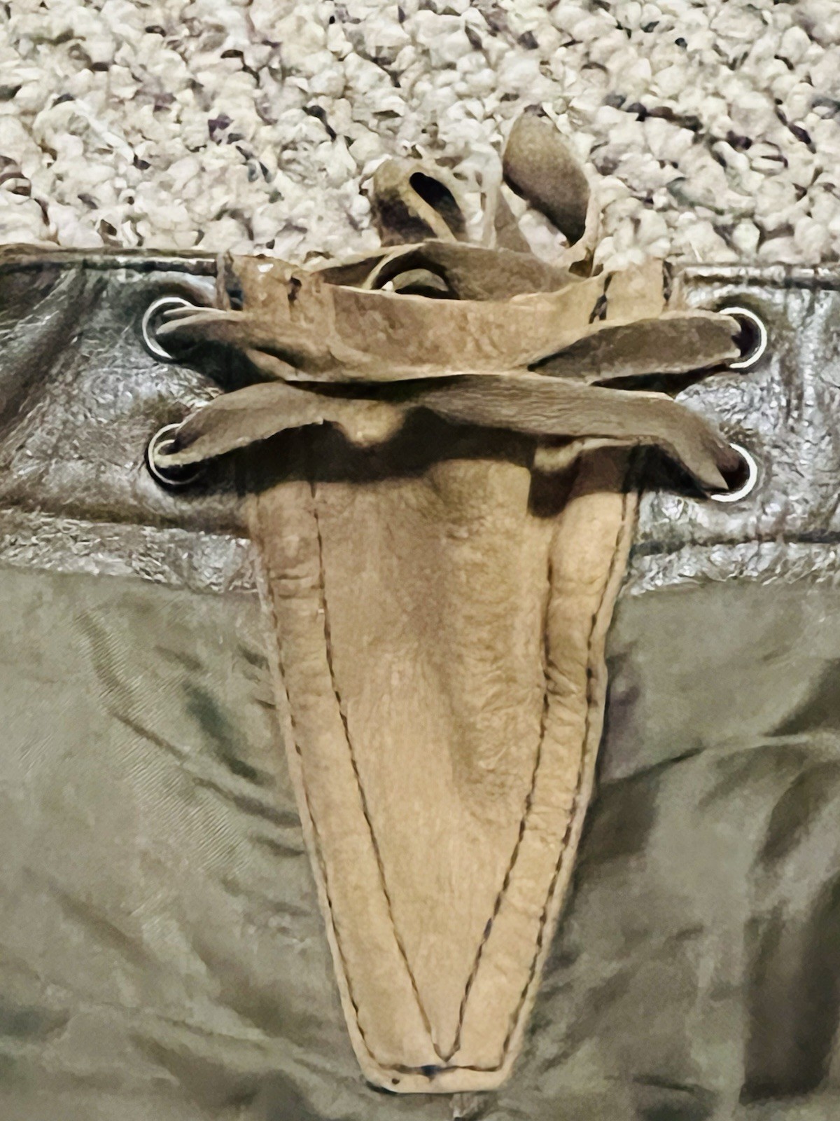 Almsach Mens Lederhosen Pants Brown Leather Oktoberfest Antler Buttons Medium 31