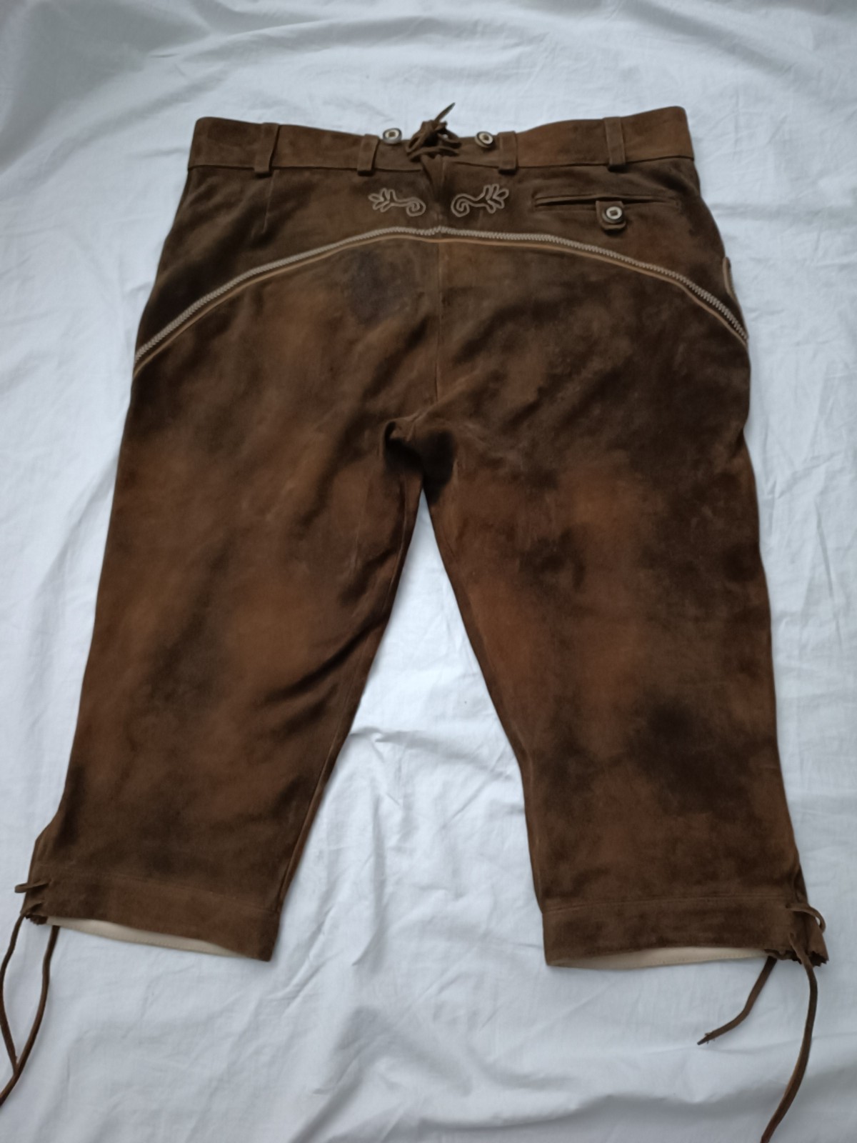 Spieth & Wensky Lederhosen 56 XL Suede Leather Trouser Oktoberfest Trachten