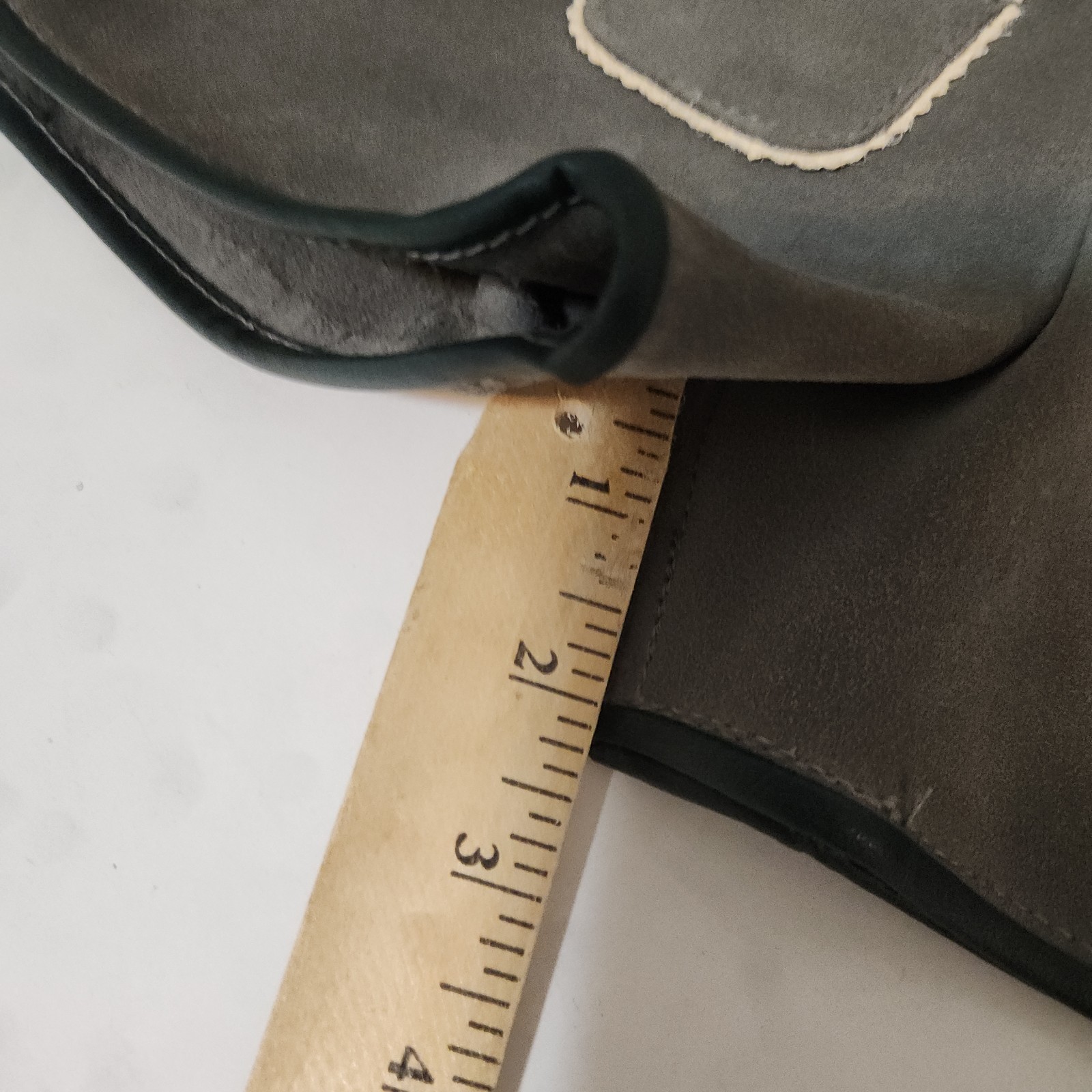 vintage grey suede leather lederhosen shorts for children Germany, Bavarian