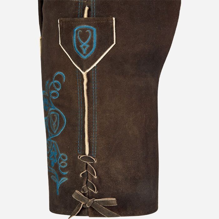 Lederhosen German Authentic – Branded Bundhosen Trachten Leather Shorts USA