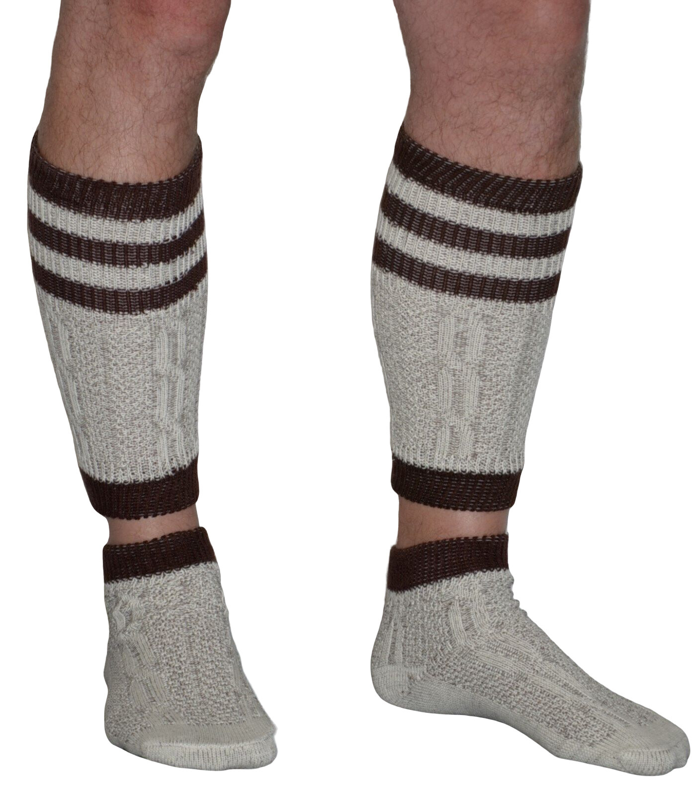Cotton Men Boys Lederhosen SOCKS M L XL 2XL Long 2 Pc German Hunting Oktoberfest