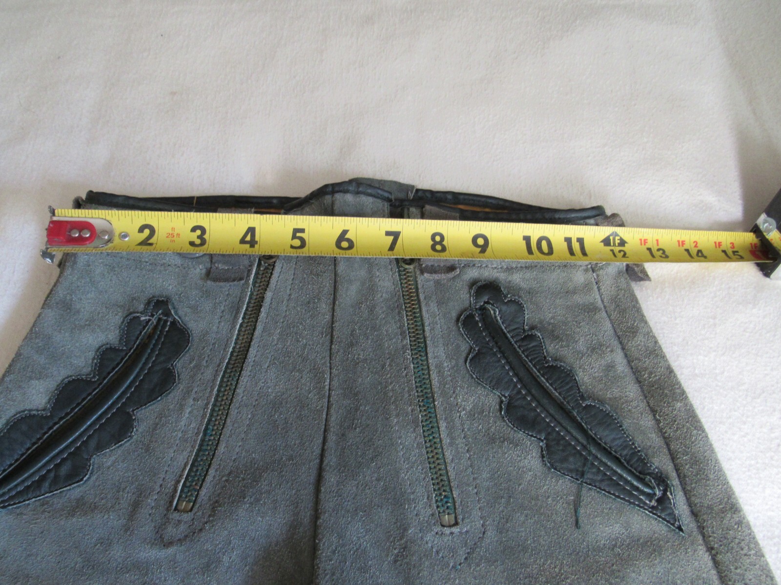 Vtg Auth Womens German Leather Lederhosen