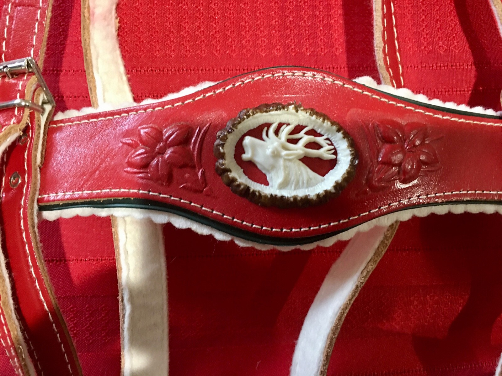 Vintage Bavarian Suede Lederhosen Leather Childs Pink Shorts – Size 86 or 98