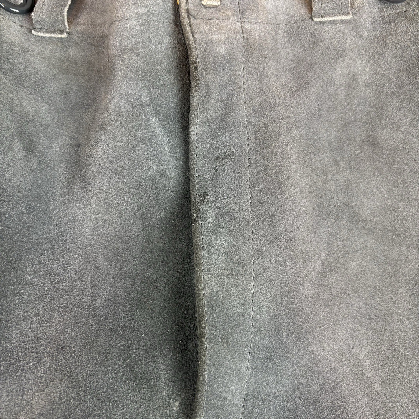 Men’s Traditional Costume Kniebund-Leather Pants Trousers 48 Dark Grey