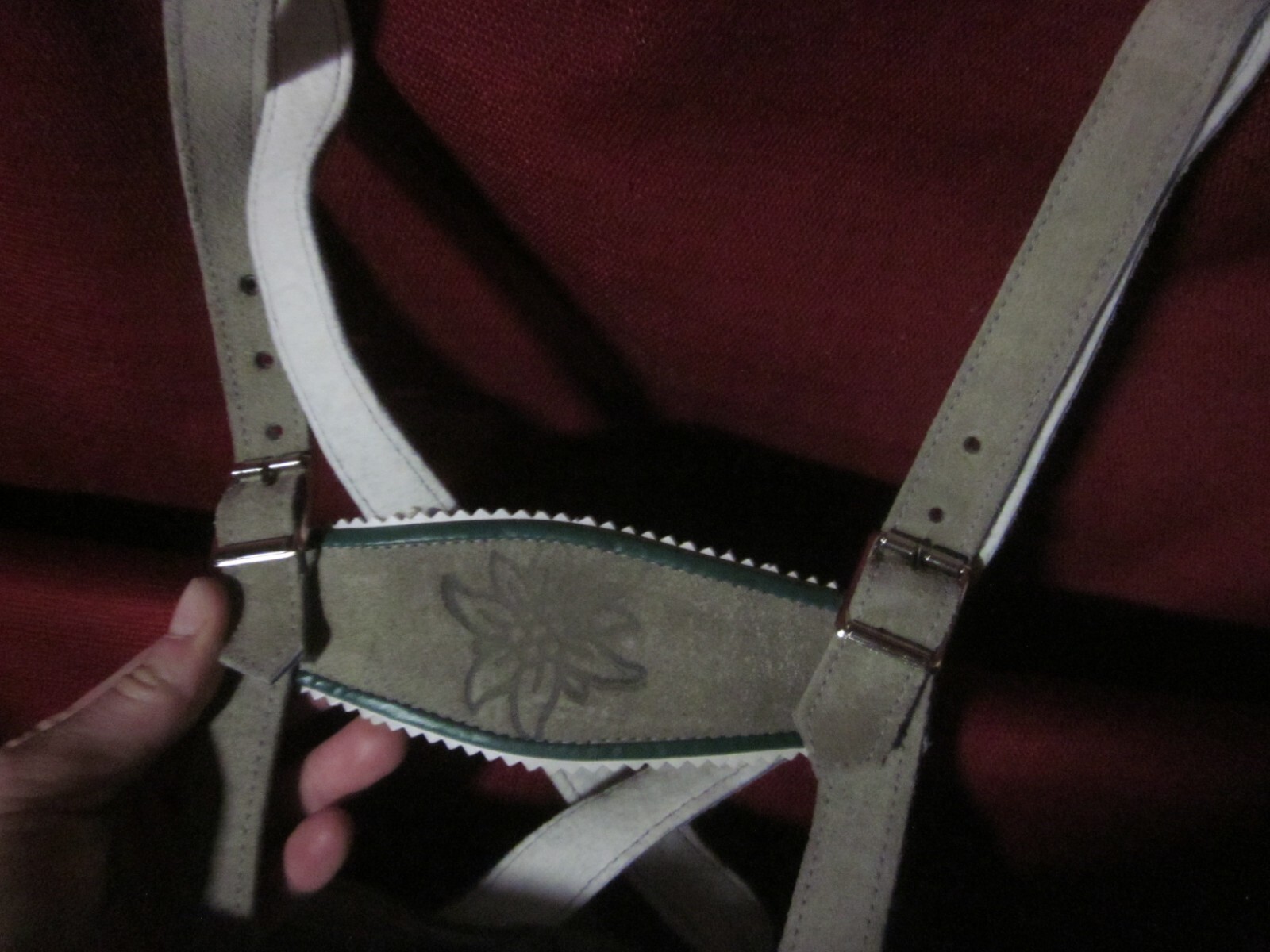 Genuine Leather German Lederhosen Breeches/Shorts w Suspenders NEW Boy’s Sz 4