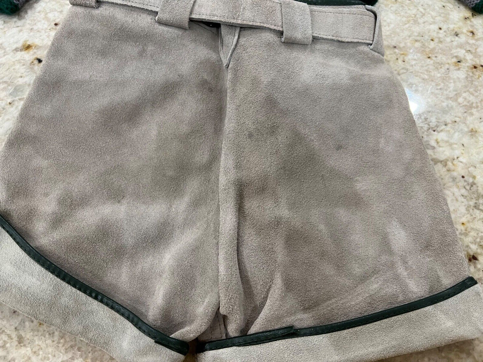 Vintage German Childs Lederhosen with Sweater Set