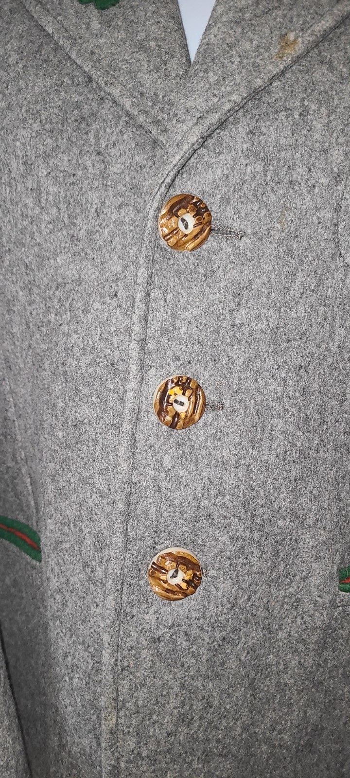 Vintage 1950s Germany Lederhosen & Wool Loden Jacket