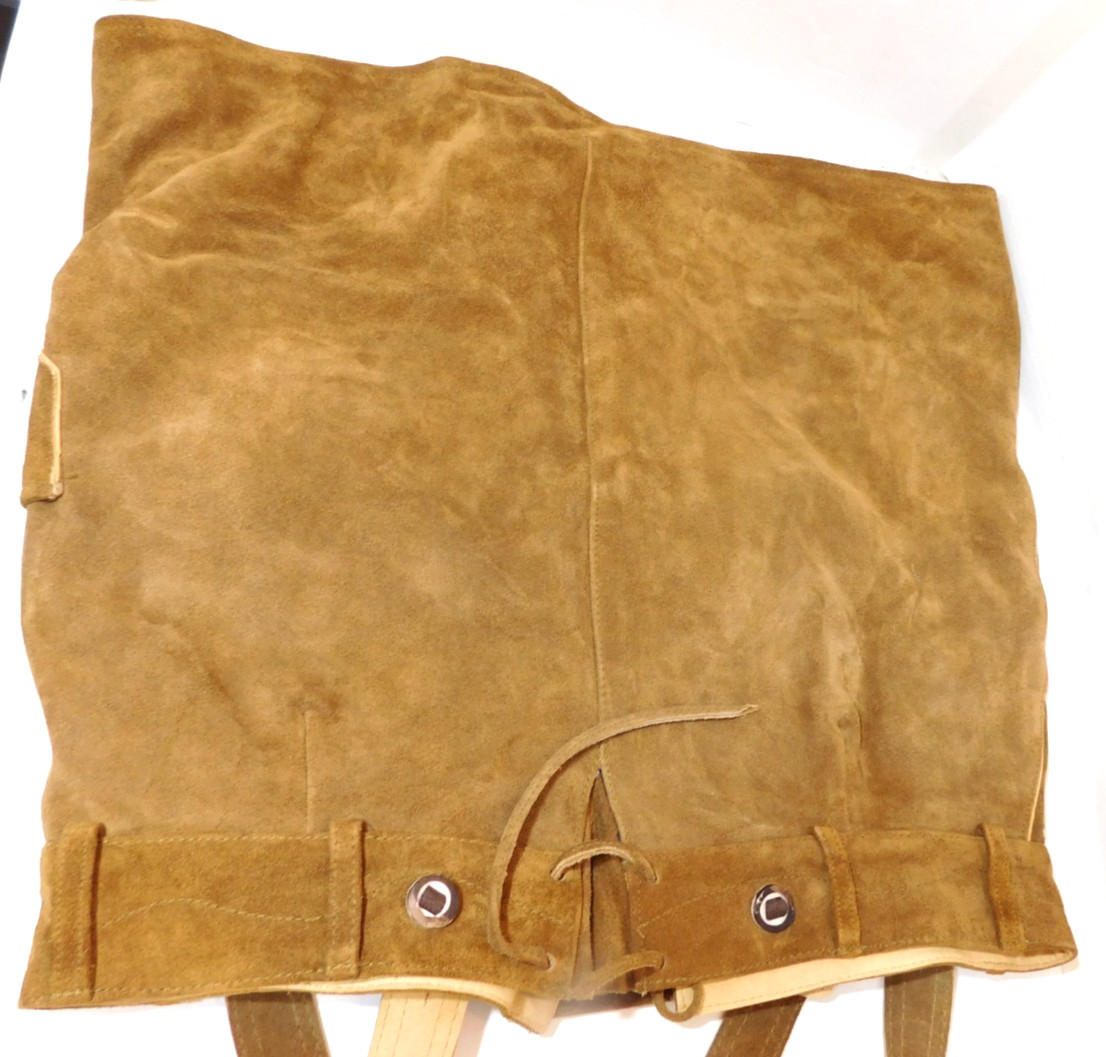 Lederhosen Leather Suspendered Shorts Vintage German Bavarian