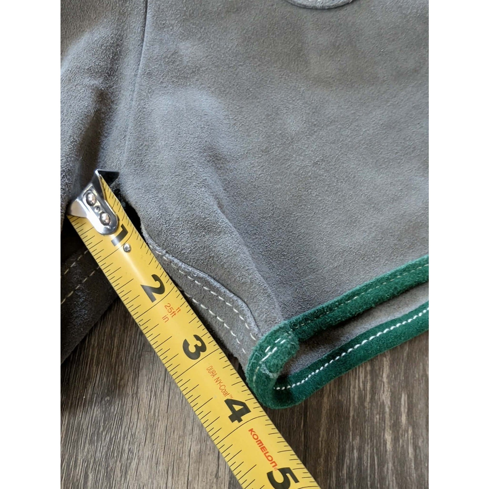 Boys Lederhosen German Gray Bavarian Suede Leather Shorts Costume Leprechaun