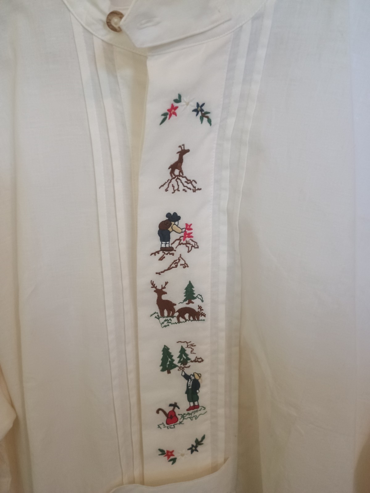 Vintage Traditional Teen Size 32 Suede Lederhosen With Hammerschmid Shirt