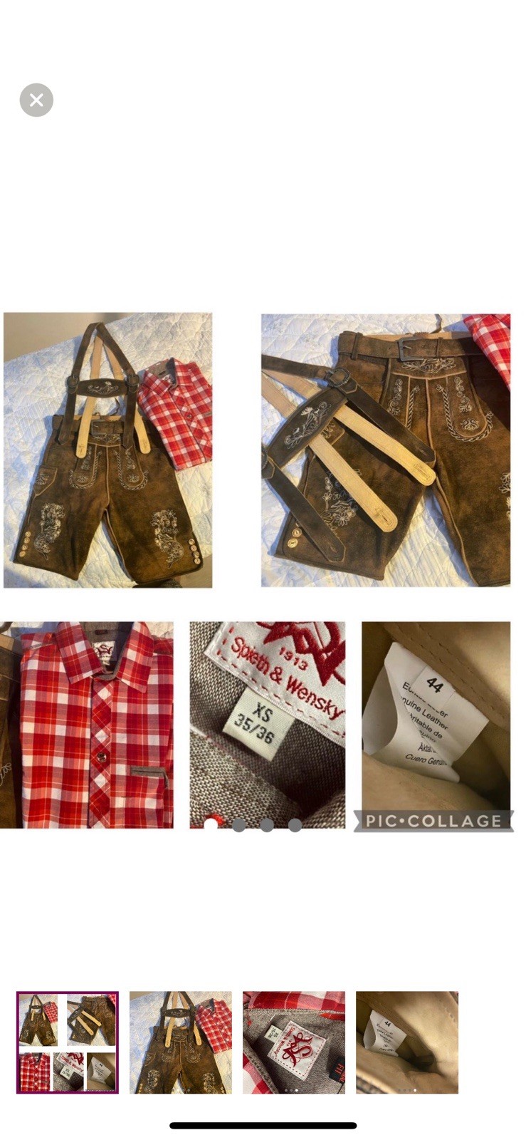 Oktoberfest lederhosen is handmade Set