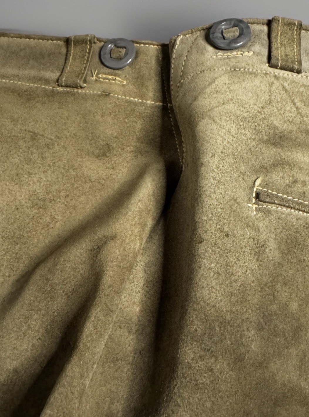 c1970’s Vintage Suede Leather Traditional German Lederhosen Shorts