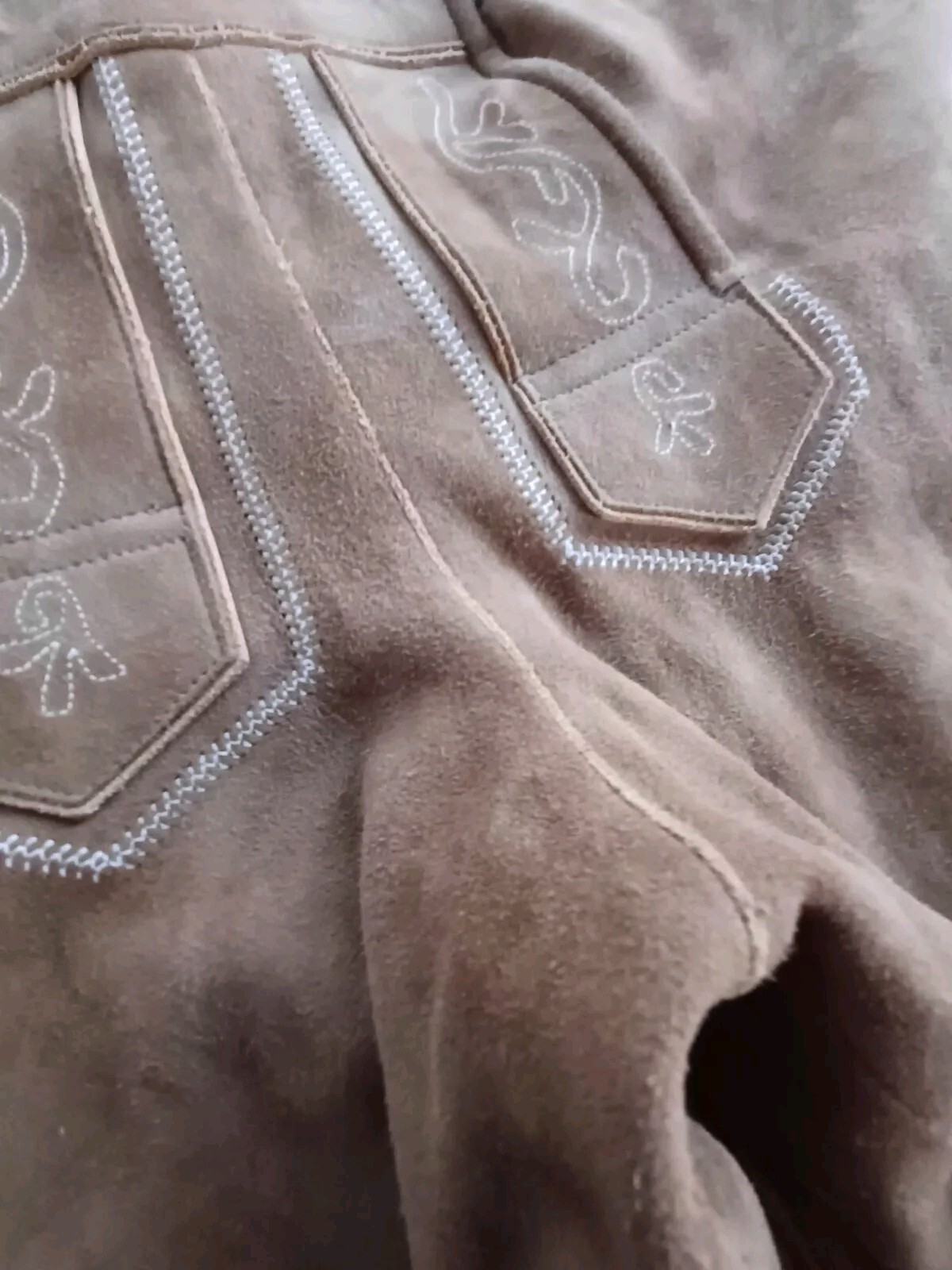 Stunning Oktoberfest Suede Wildbock Deer Leather Trachten Lederhosen Shorts W 34