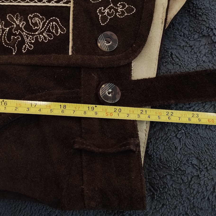 Bavarian Oktoberfest Lederhosen Shorts Antique Brown Tracht