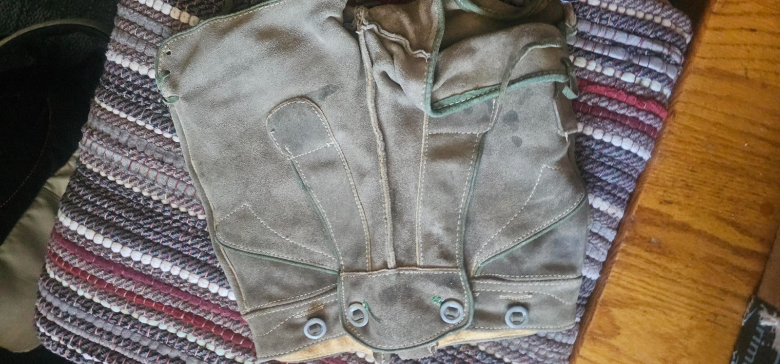 Vintage NWT Lederhosen Gray Suede Shorts German Oktoberfest Small 26” Sporthaus