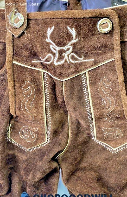 Lederhosen – Size 42 Original Authentic Leather Brown