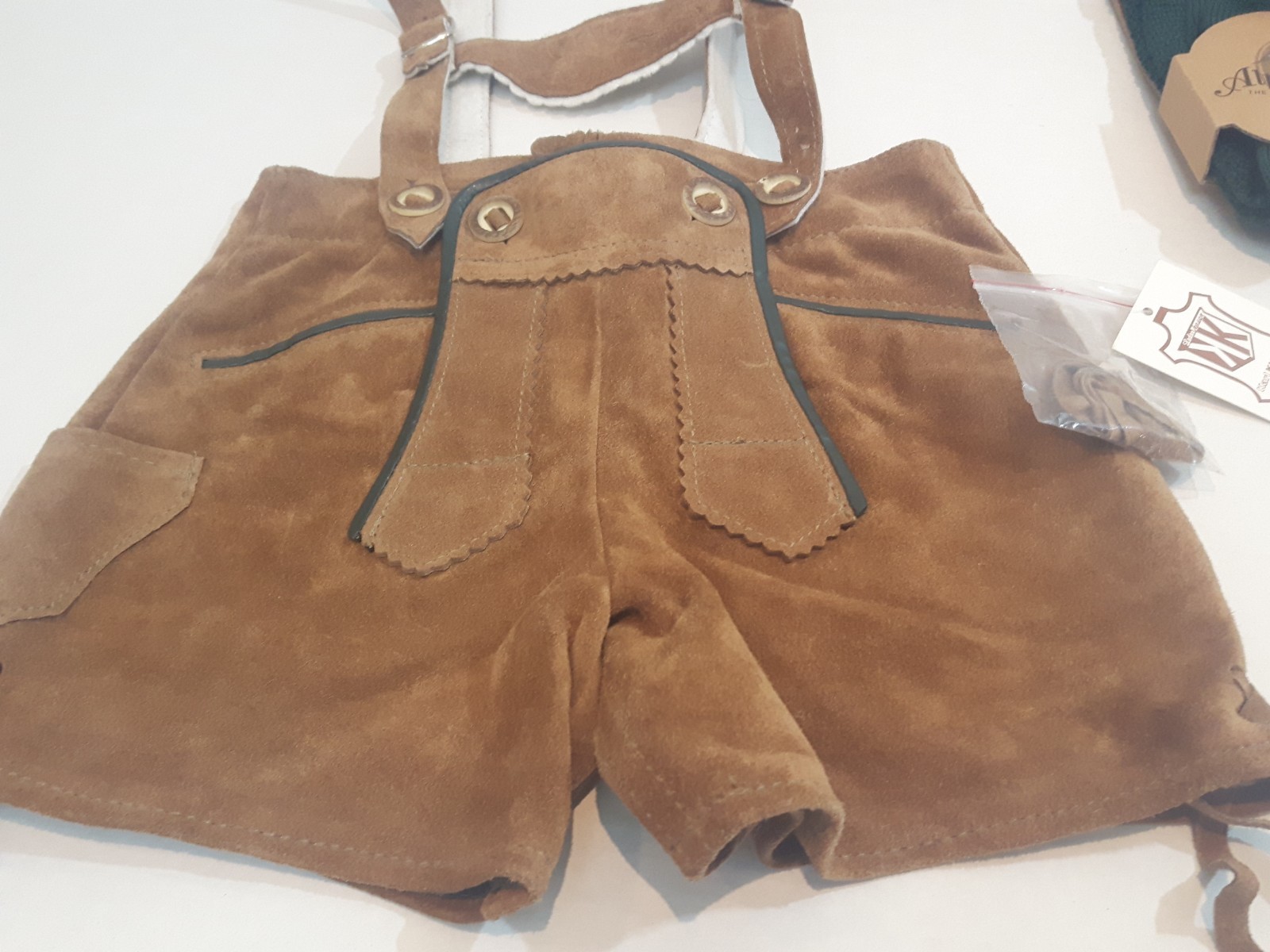 KARL KLUBER LEDERHOSEN SUEDE LEATHER YOUTH KIDS SAPEN SOCKS NEW NWT K 102T 98