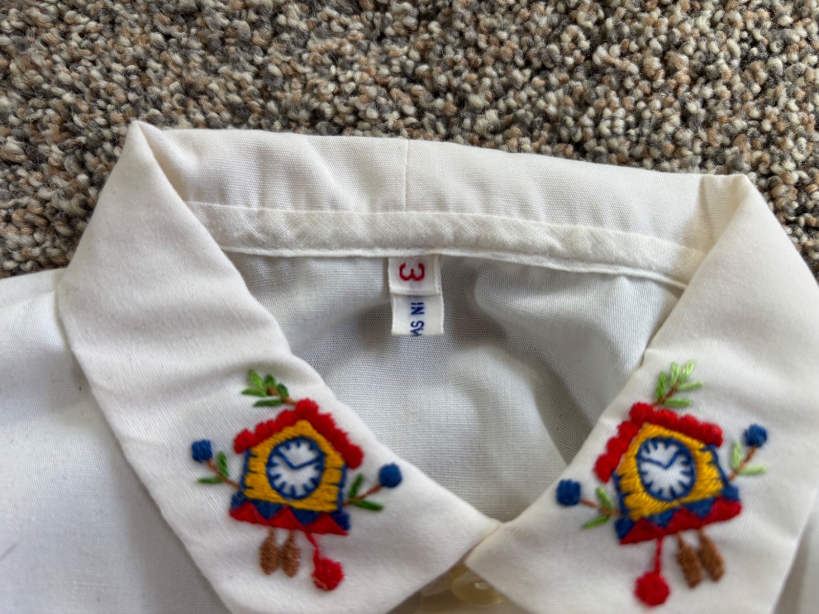 Authentic Swiss Vintage Lederhosen Kids set size 3. Pristine condition- no wear!