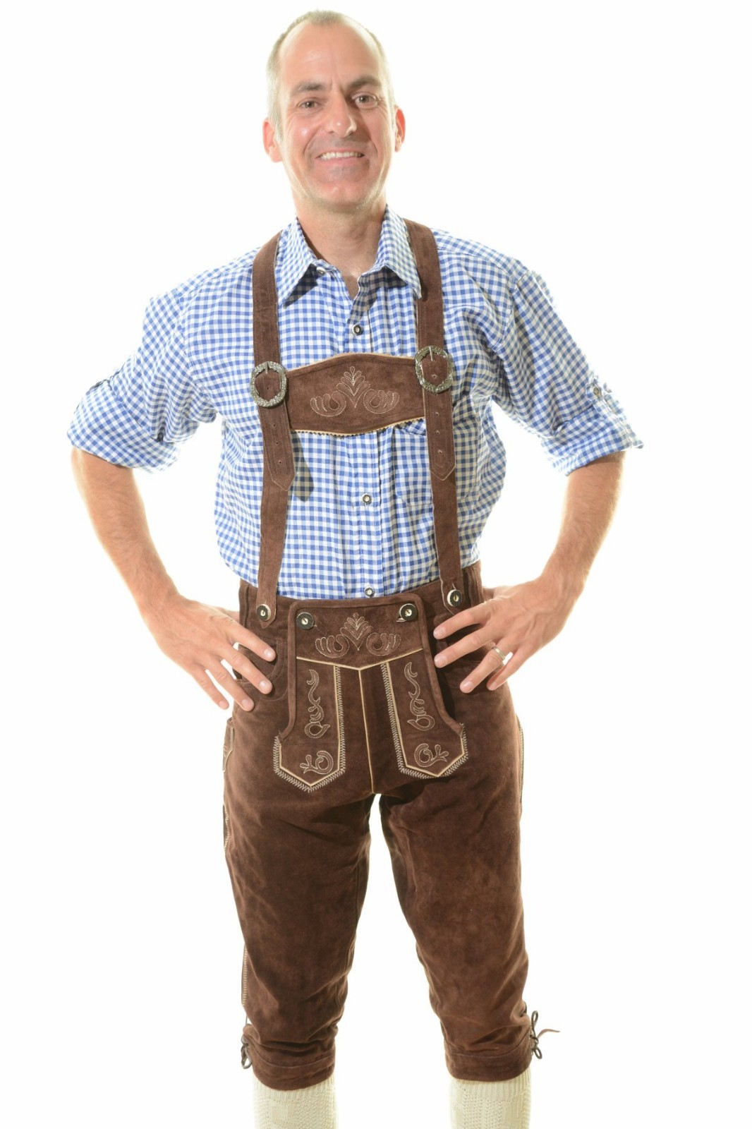 Oktoberfest Lederhosen German Costume German Outfit Tracht Bundhosen #HANS*