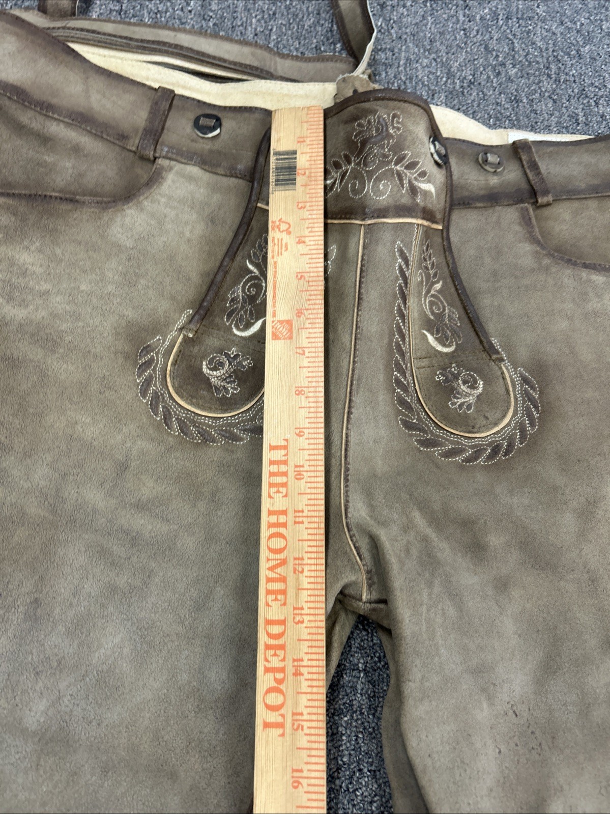 lederhosen Store men leather Shorts Bavarian Classic 58 EU 41-42 Uk/US