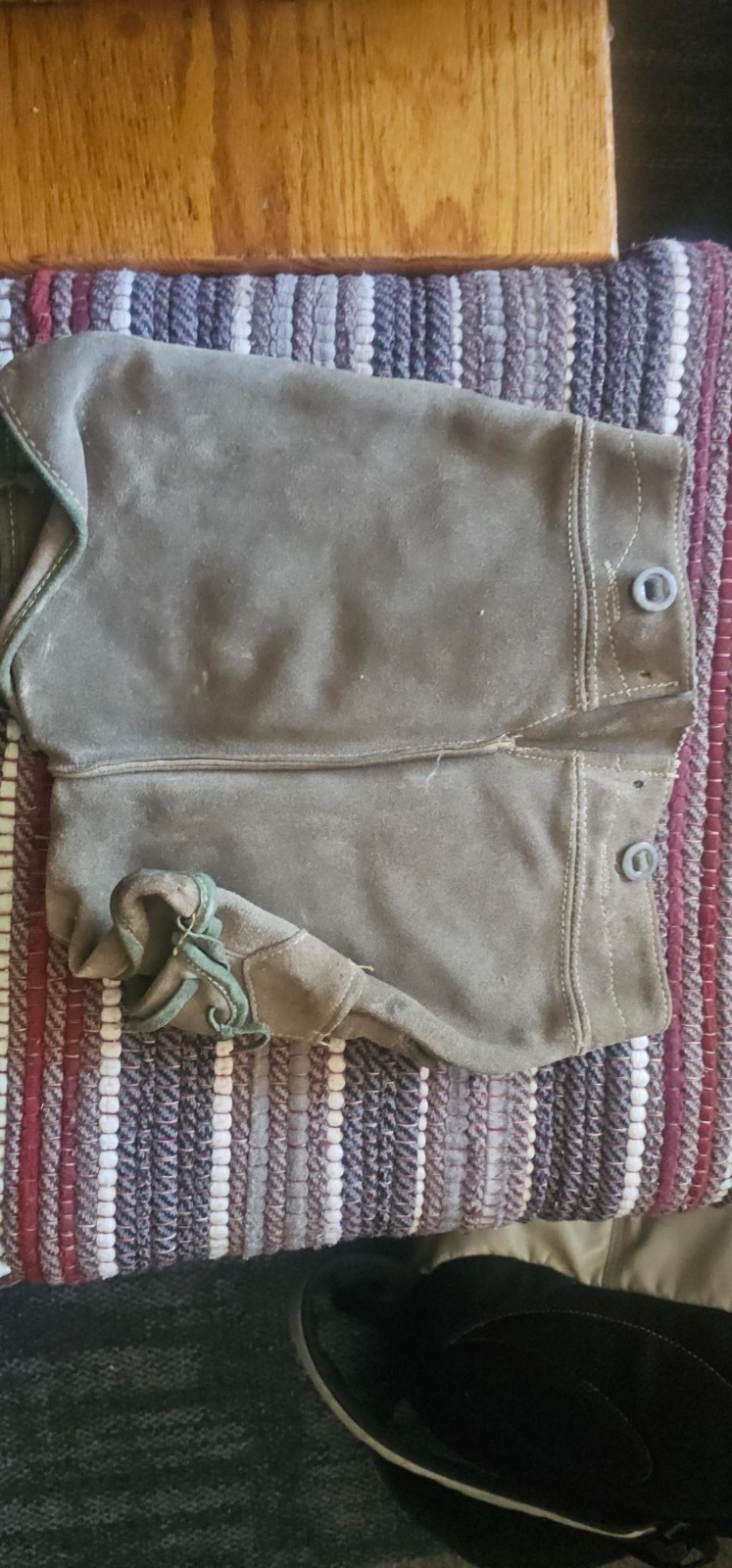 Vintage NWT Lederhosen Gray Suede Shorts German Oktoberfest Small 26” Sporthaus