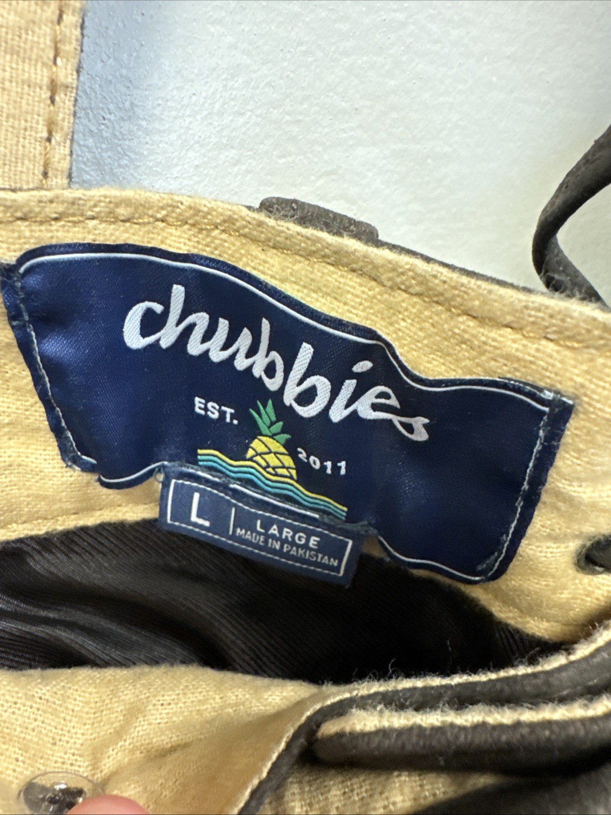 NWT Chubbies Mens Large Lederhosen Brown Suede Lamb Leather German Oktoberfest