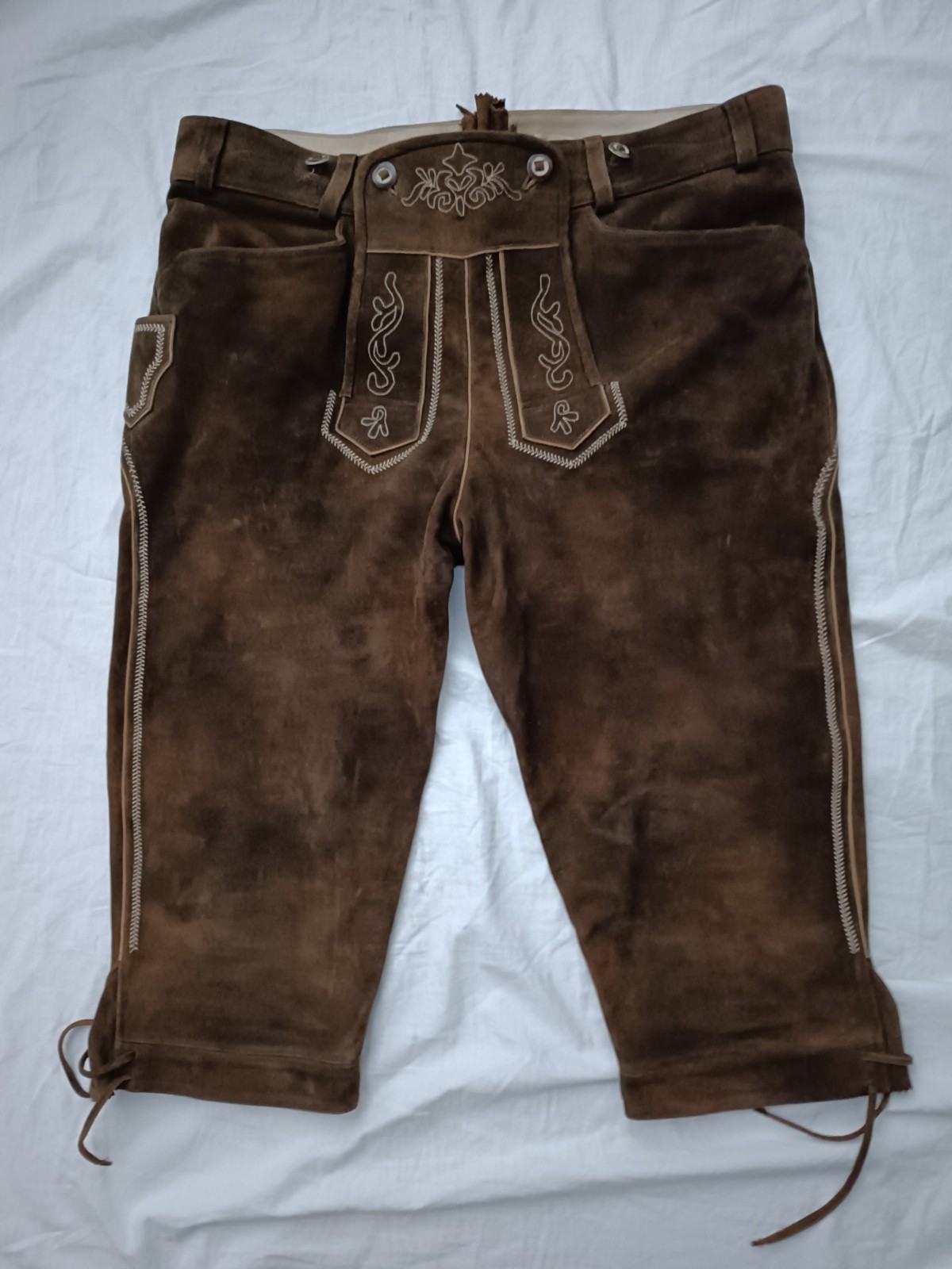 Spieth & Wensky Lederhosen 56 XL Suede Leather Trouser Oktoberfest Trachten