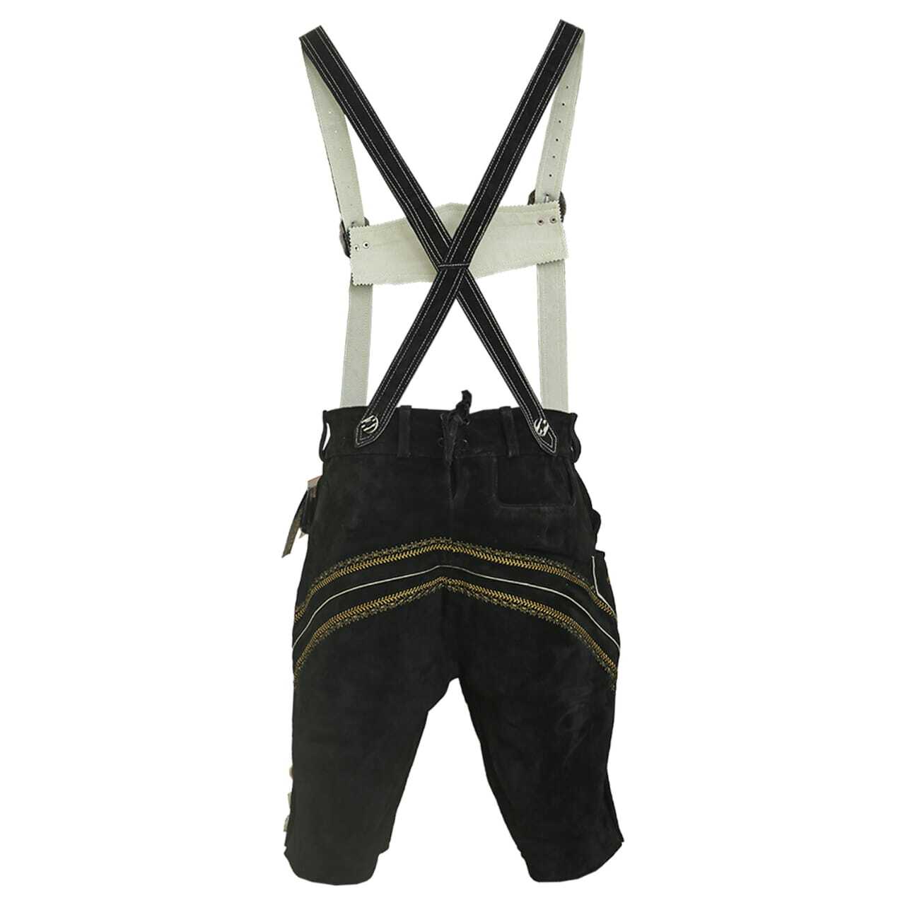 Herren Trachten Lederhosen kurz bavarian Lederhosen mit Hosenträger Gr,46 – 64