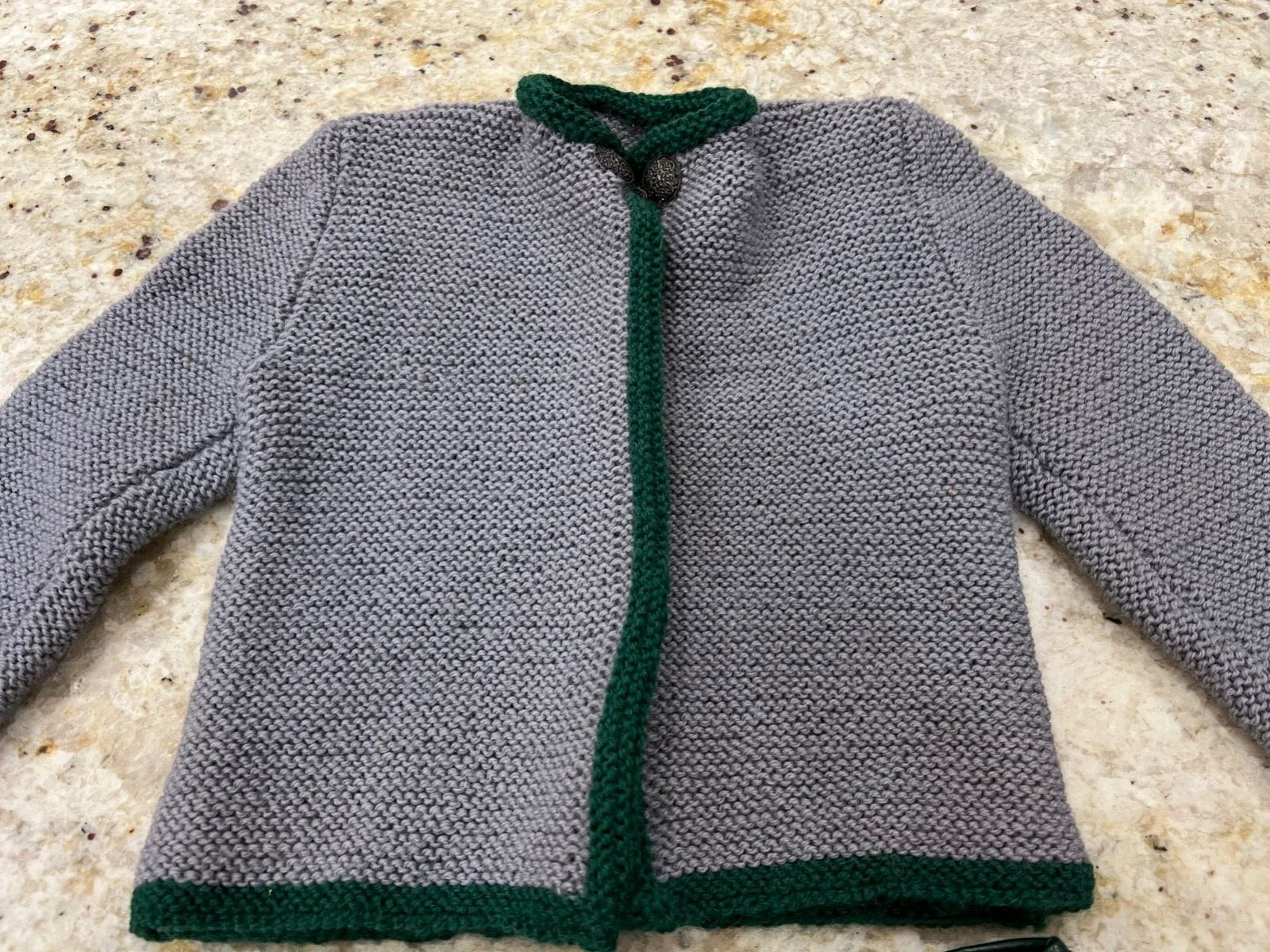 Vintage German Childs Lederhosen with Sweater Set