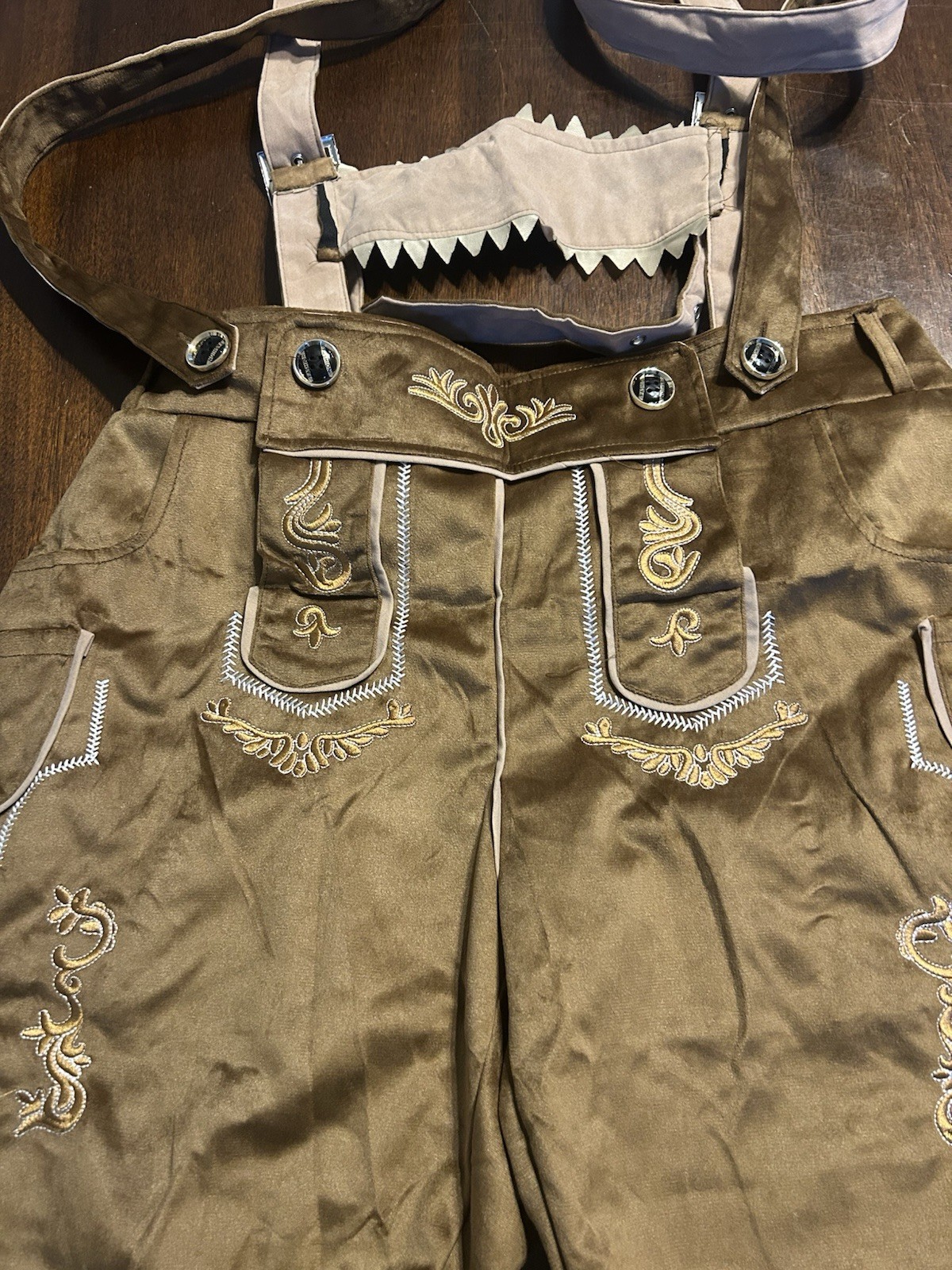 Lederhosen Bavarian Men’s Shorts Oktoberfest Size L (36)