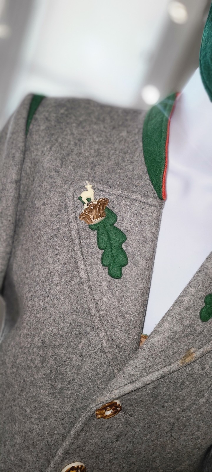 Vintage 1950s Germany Lederhosen & Wool Loden Jacket