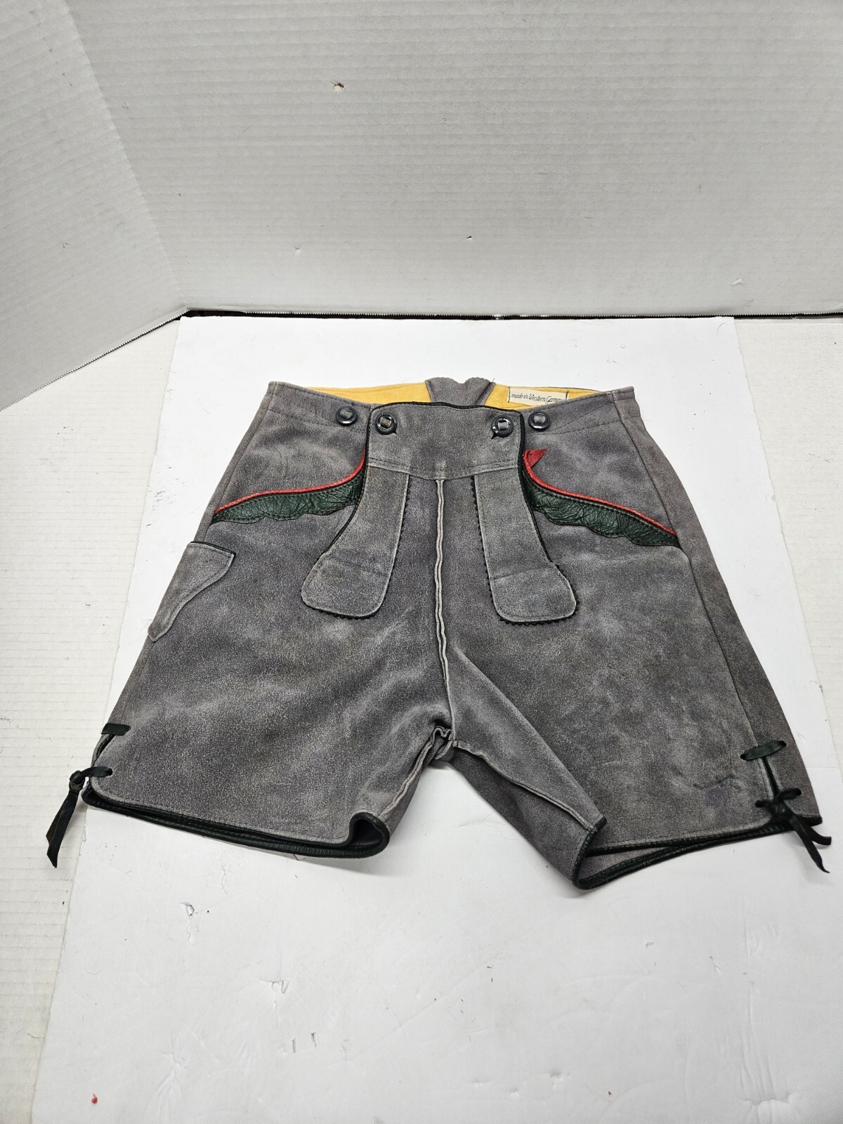 Vintage LEDERHOSEN Boy Leather German Traditional Oktoberfest
