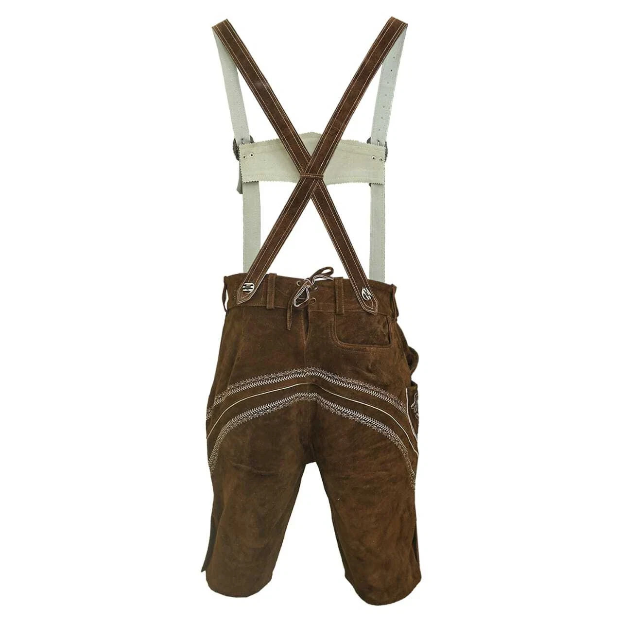 Lederhose Herren Trachten Lederhose bavarian Lederhose mit Hosenträger Gr,46-64