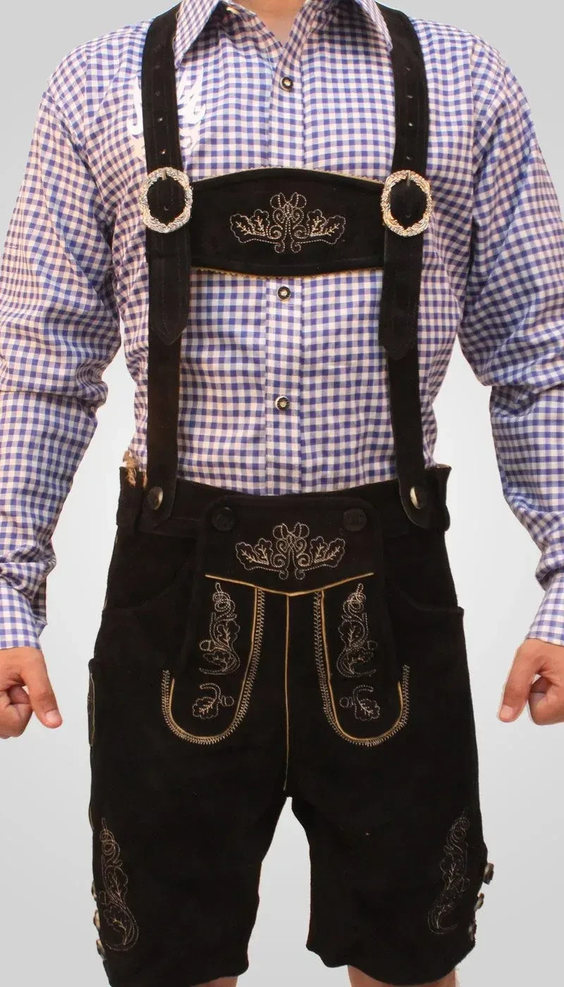 Authentic Bavarian Lederhosen Oktoberfest Costume Traditional German Lederhosen