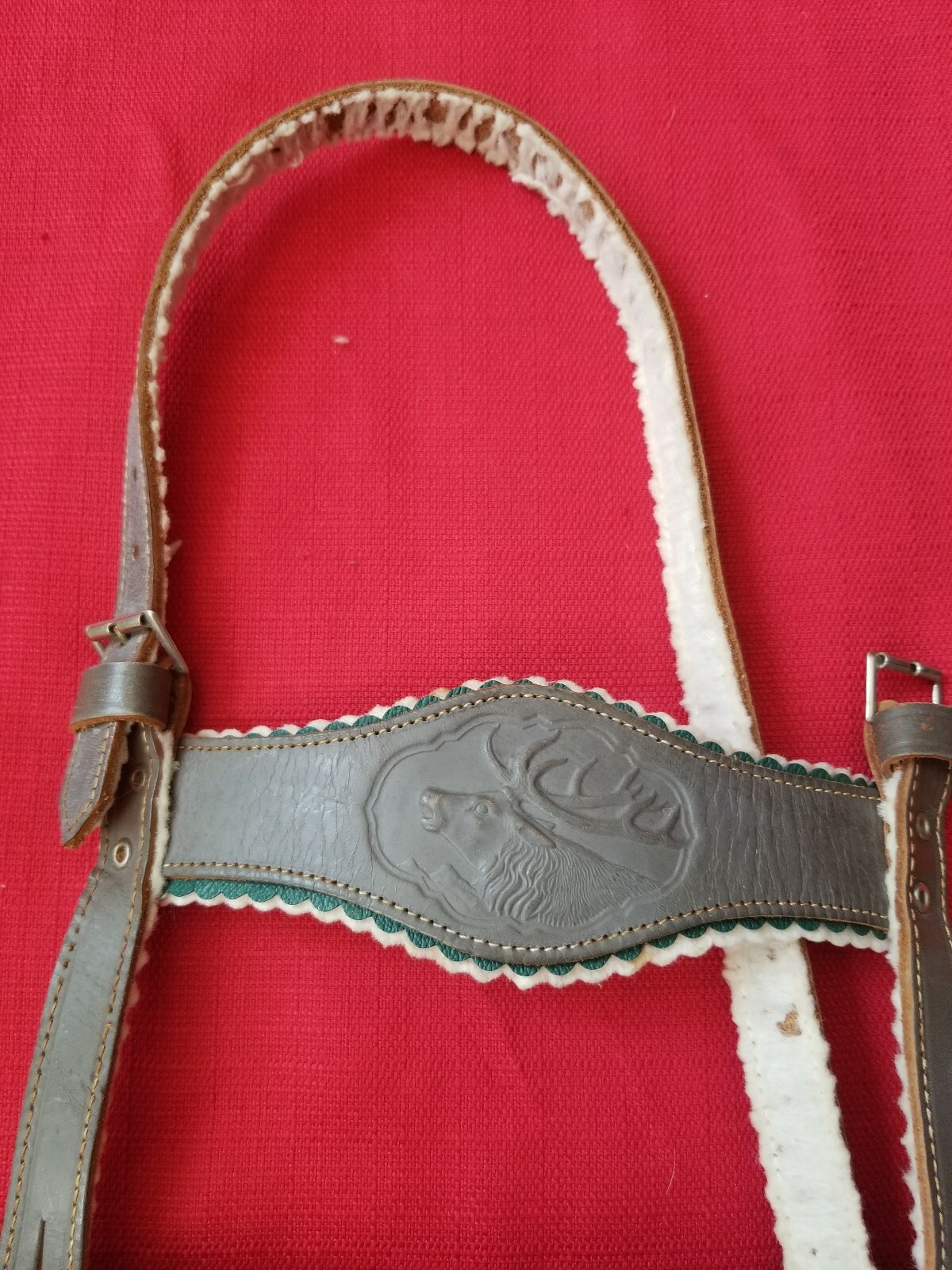 Vintage German Childrens Lederhosen suede Oktoberfest Shorts Size 5
