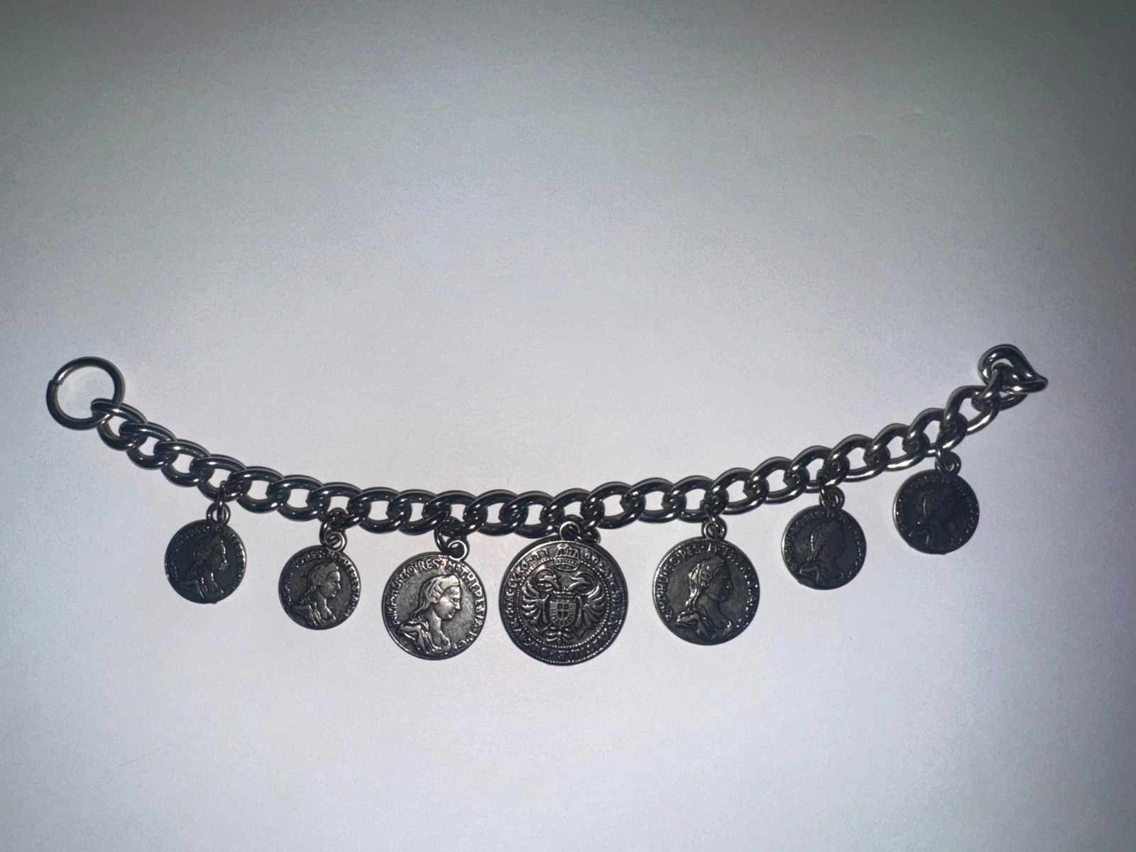 Men Women German Charivari Metal Coin CHAIN Oktoberfest Lederhosen Dirndl Skirt