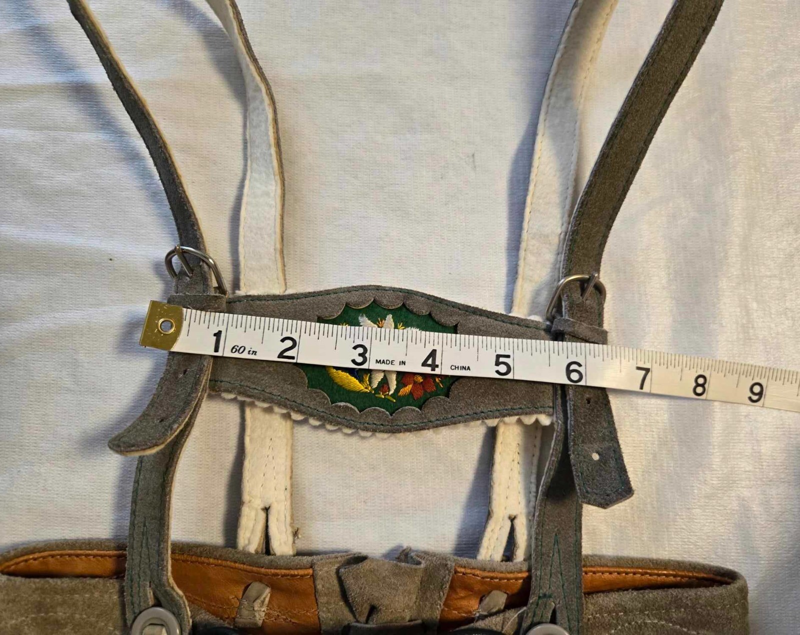 Boy’s Lederhosen Vintage Leather Suede Shorts Authentic German Made