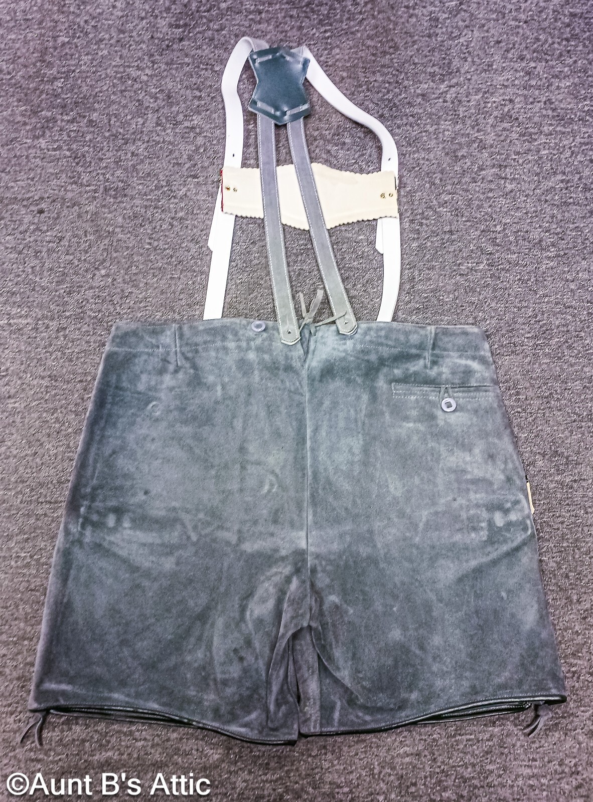 Lederhosen Men’s Ernst Licht German Bavarian Gy Leather Shorts Suspender & Socks