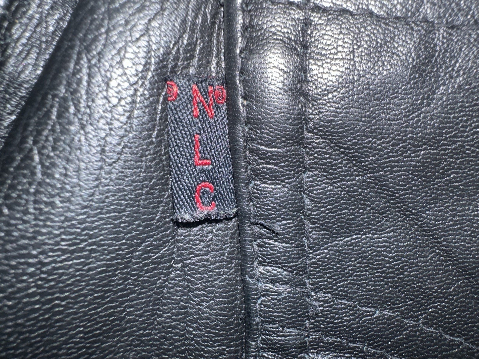 Genuine Leather Trousers Black