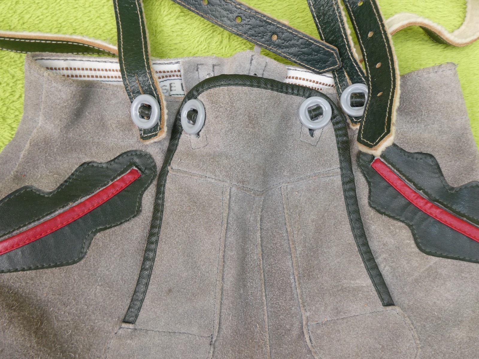Vintage Short Kids Traditional Lederhosen Lederhosen Size 110