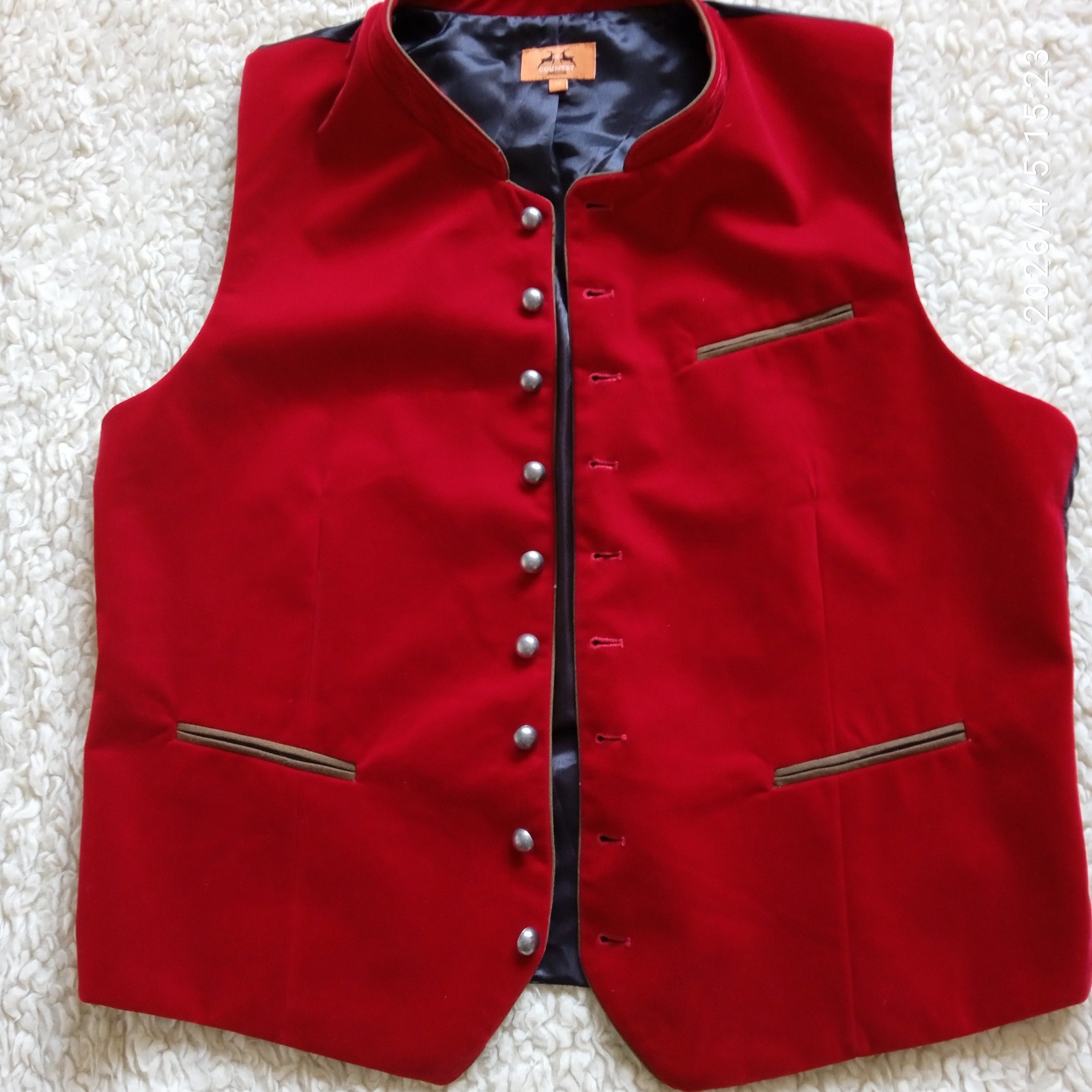 COUNTRY MADDOX TYROL OKTOBERFEST DIRNDL MEN’S sleeveless jacket SIZE 58