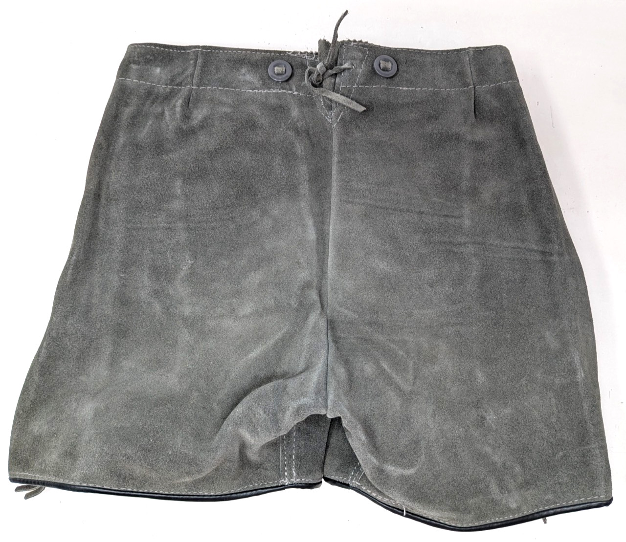 VTG Bavarian German Oktoberfest Festival Suede Leather Lederhosen Shorts Outfit