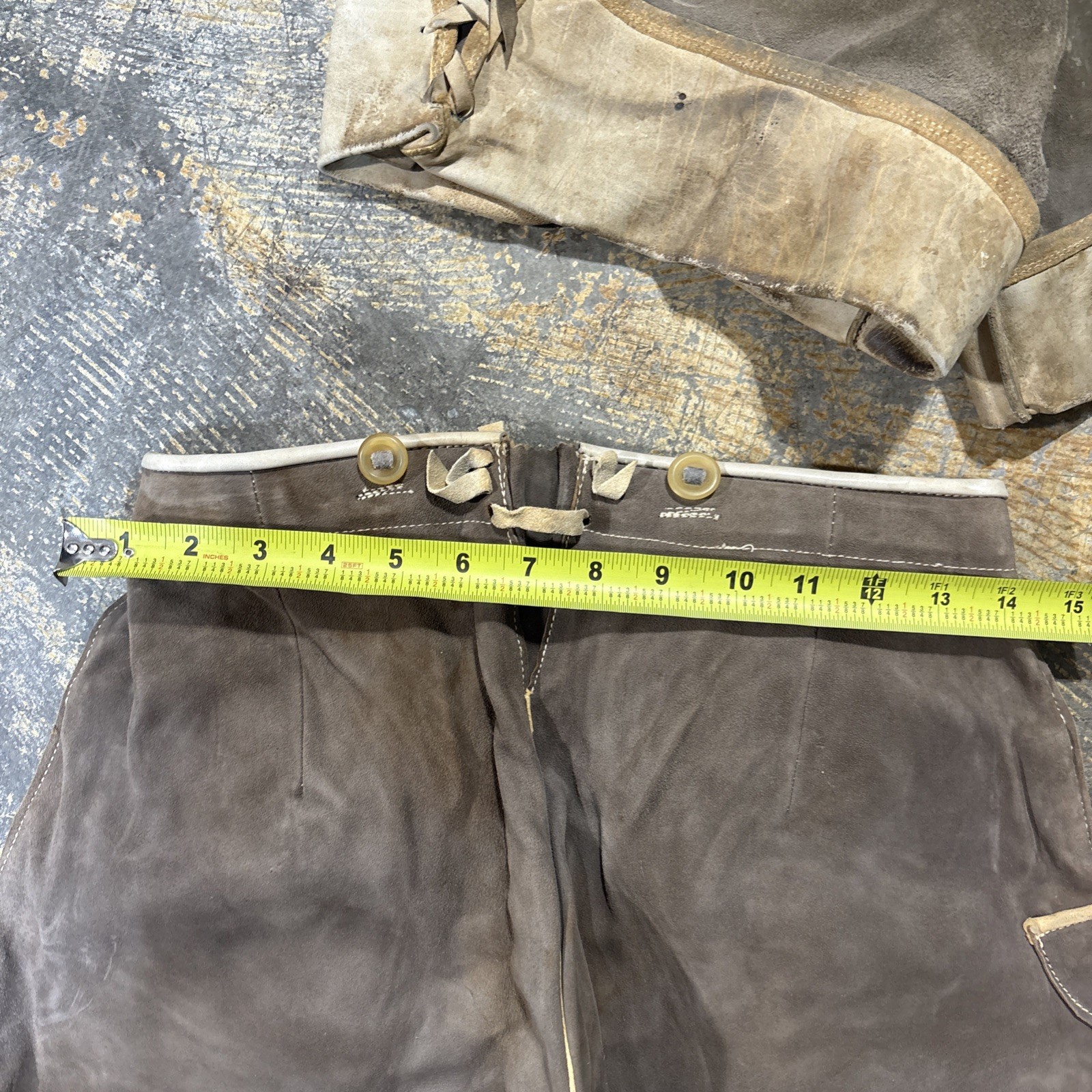Vintage Pair of Pre Owned Lederhosen Distressed Look