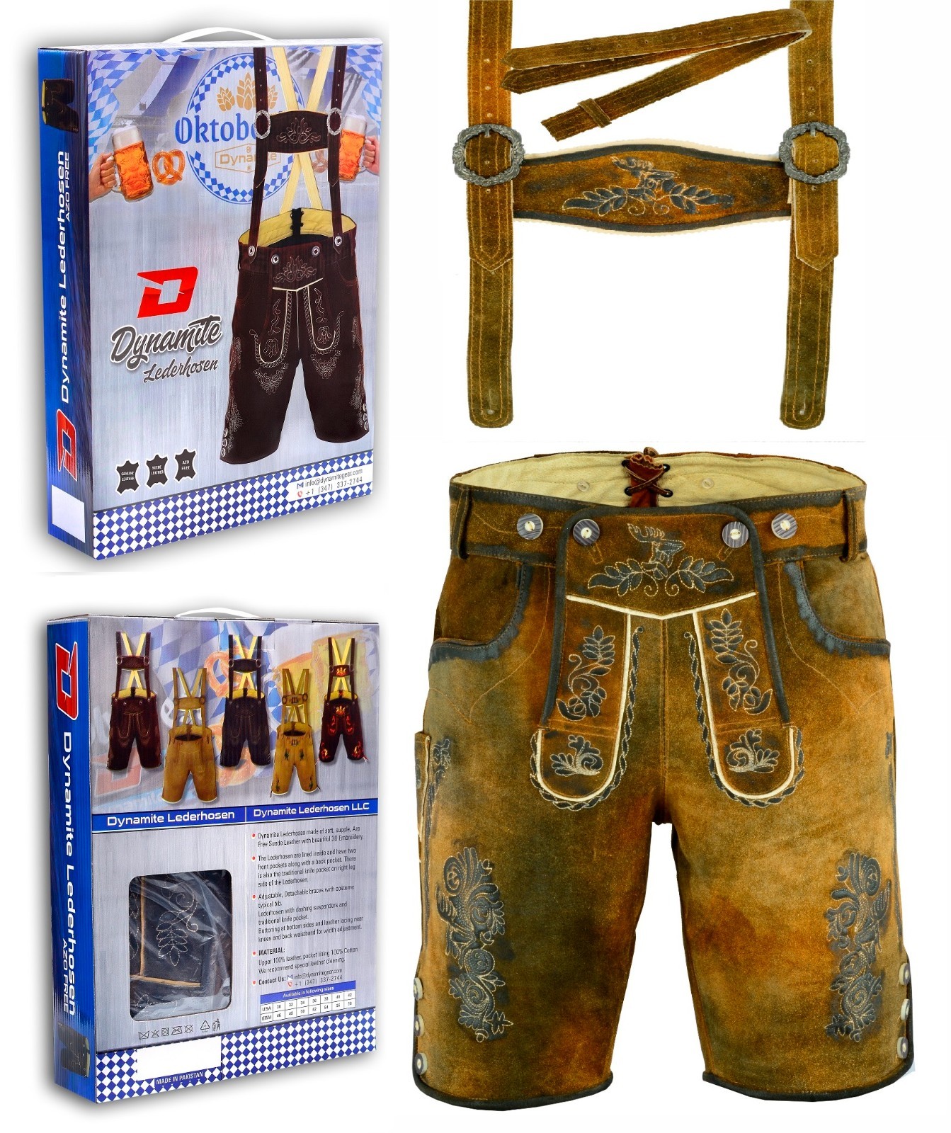 Adult Bavarian Trachten Lederhosen Men German Lederhosen