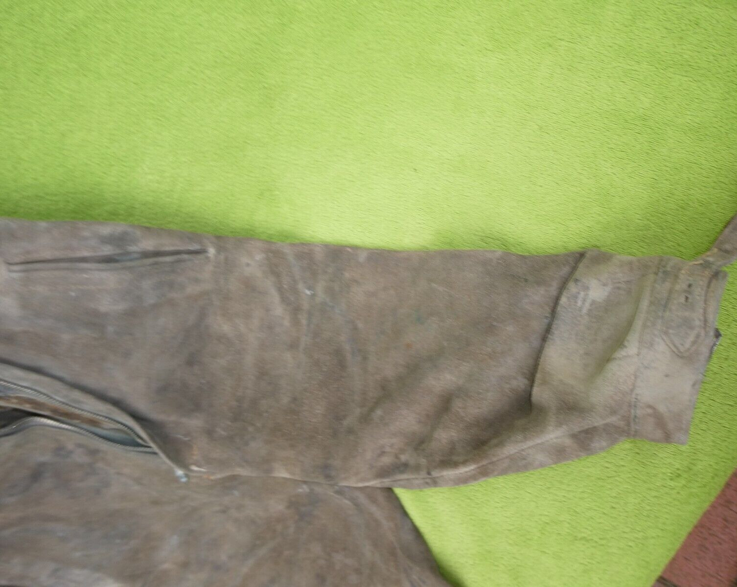 Old children’s costume leather pants knee band leather pants No. 95