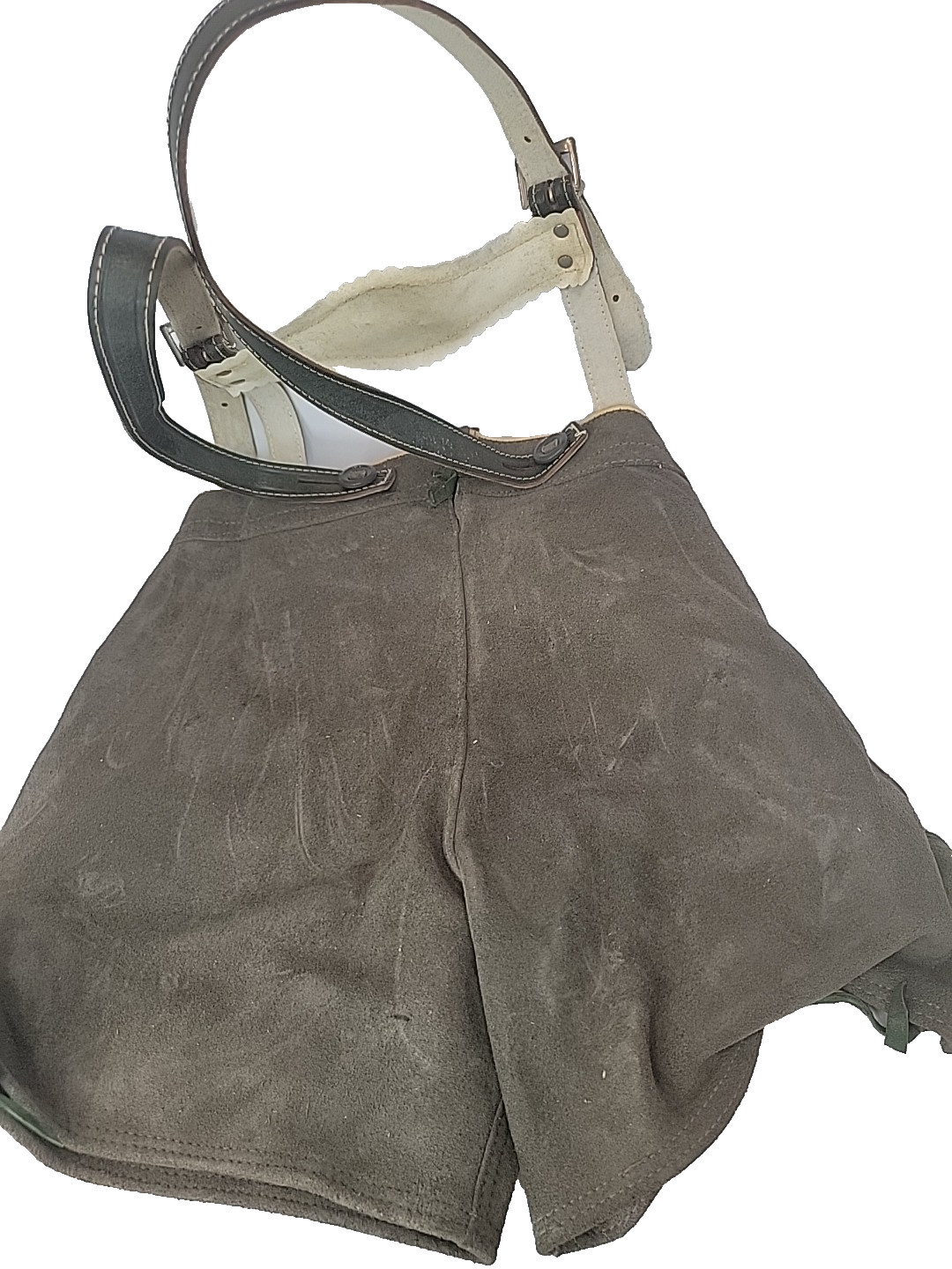 Lederhosen German Child Shorts Authentic Vintage Suede Leather Size 2 Oktoberfes