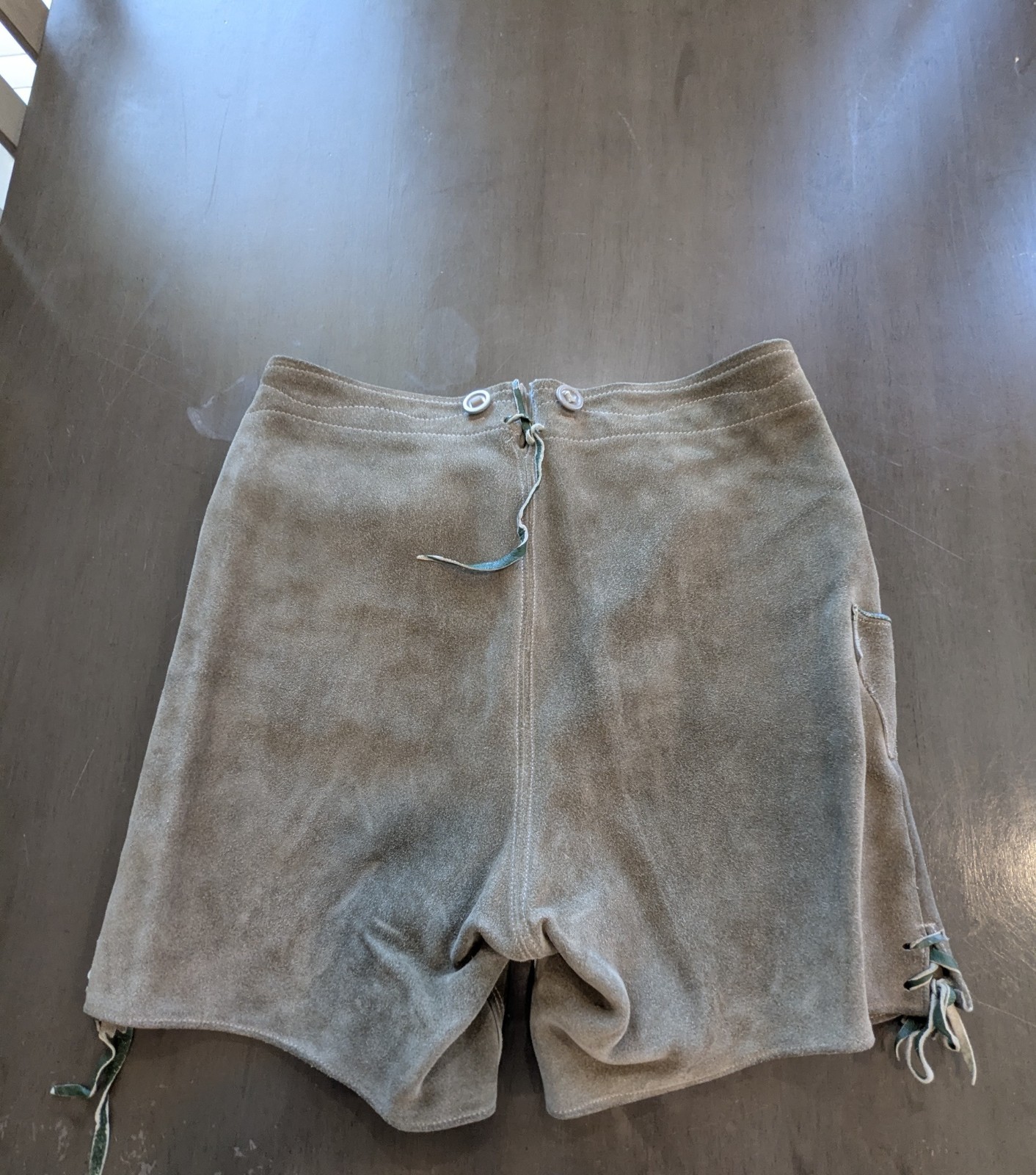 Vintage Lederhosen Suede Leather Made In Austria 30×17