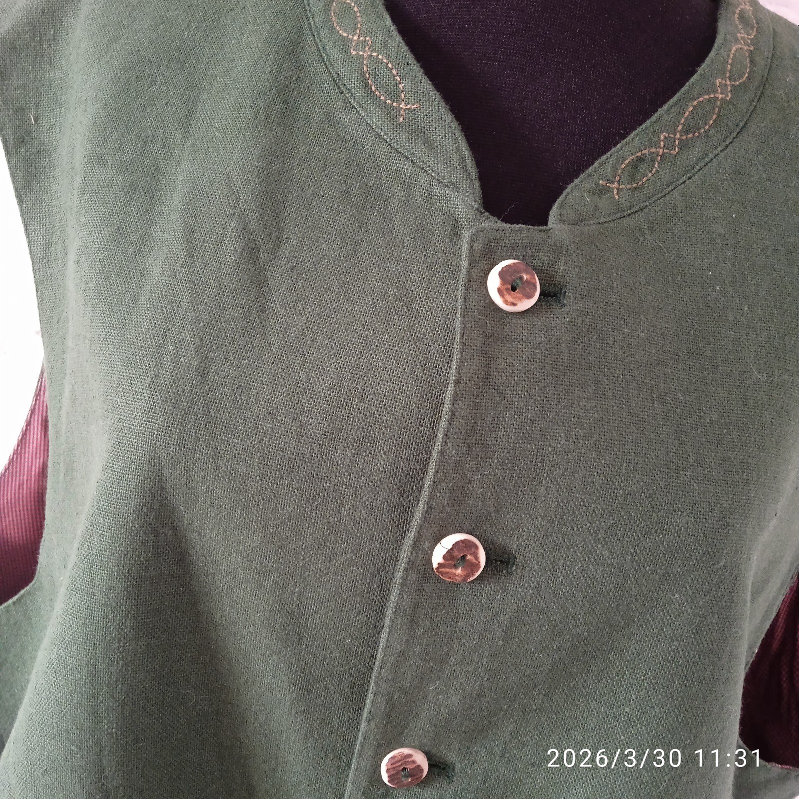Tofana TYROL OKTOBERFEST DIRNDL MEN’S sleeveless jacket SIZE 58